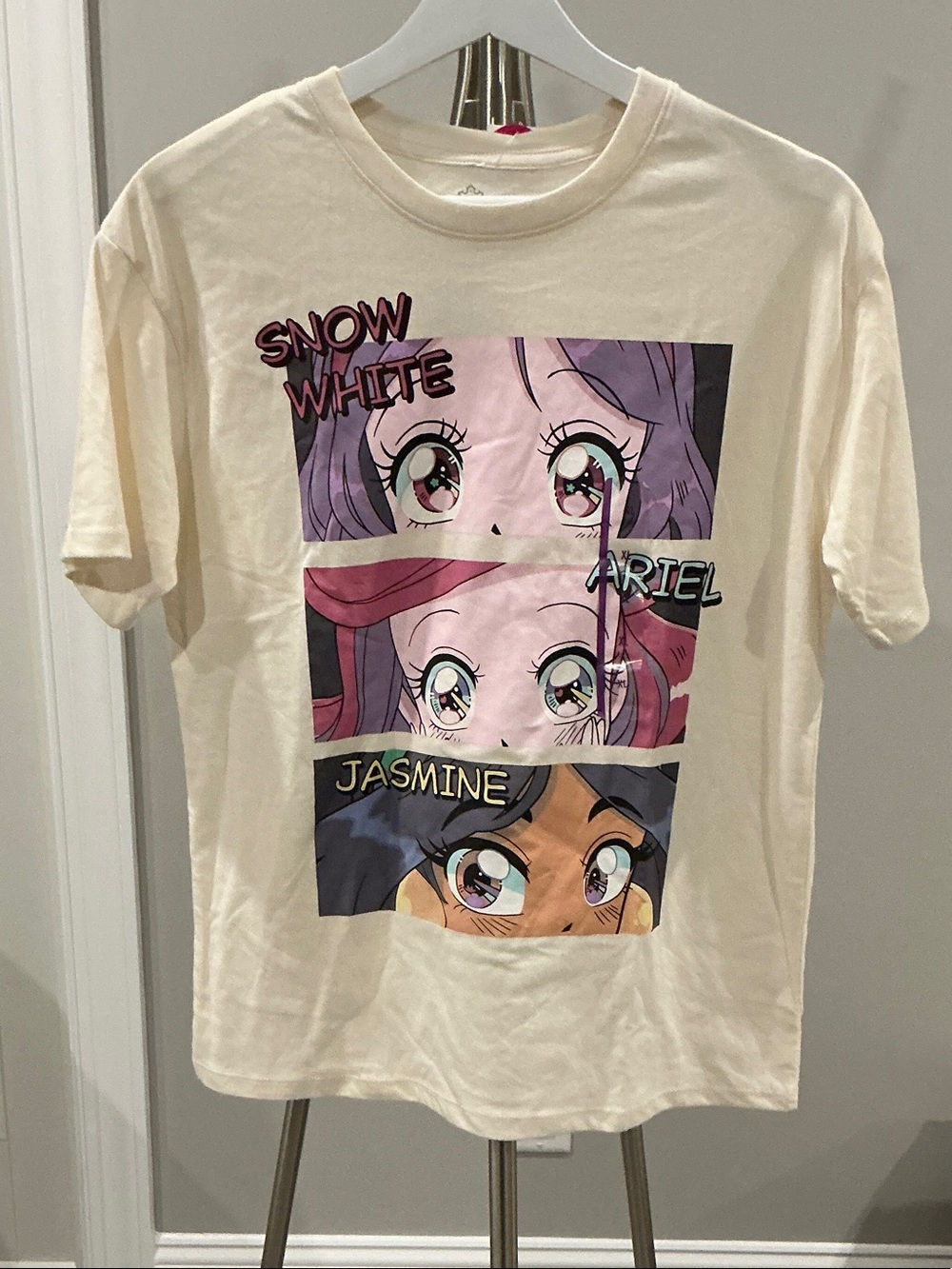 Snow White, Ariel, & Jasmine Eyes Cream Graphic Tee